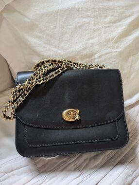 Coach Madison Turnlock Chain Bag